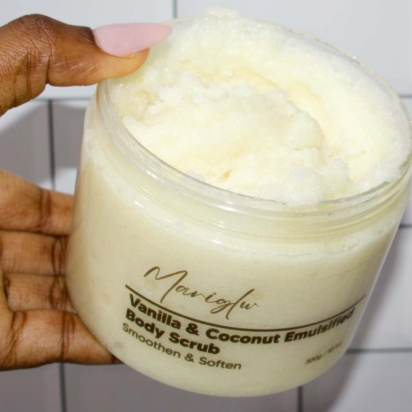 Vanilla & Coconut Emulsified Body Scrub (Smoothen and Soften)